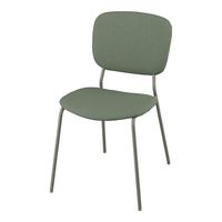 宜家(IKEA)VIHALS维哈斯软垫椅餐椅学习椅办公椅会议椅家用 绿色/灰绿色