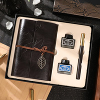 子曰 韵轩子曰三合一多功能钢笔礼盒套装圆珠笔狼毫软头毛笔小楷抄经书法活页笔记本子定制logo刻字送老师新年礼物
