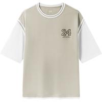 Semir/森马 假两件设计 男士T恤
