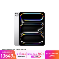 苹果 Apple iPad Pro 2024款 M4版 13英寸 平板电脑 无线局域网机型 256GB 银色
