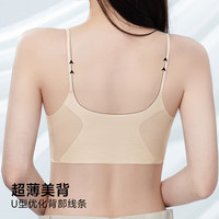 都市丽人 粉底液内衣胸罩薄款文胸2026年新款无痕内衣女聚拢上托无钢圈文胸 粉底液内衣胸罩薄款夏季 M