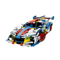万致 iM.Master WanZhi 万致 太阳神 超跑赛车拼装积木模型（1311颗粒）