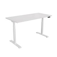 乐歌电动升降桌站立式双电机电脑桌台式书桌办公学习桌子E6/1.2m白色 E6白腿|环保生态板|雅白