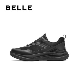  BeLLE/百丽 网面透气 男士运动鞋  黑色A2151（密网） 42 (260mm)