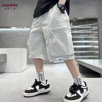 百亿补贴：米奇丁当 MIQIDIDA 新款男童工装短裤夏季薄款宽松休闲五分裤儿童中大童爆款