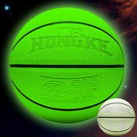 鸿克 夜光篮球 成人学生室内外耐磨反光篮球