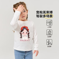 小猪班纳2025新款男女童春季纯棉长袖t恤舒适透气休闲卡通全棉洋气打底T恤