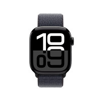 国家补贴、限地区、PLUS会员：苹果 Apple Watch Series 10 GPS款 智能手表 42mm 亮黑色铝金属表壳 浓墨色回环式运动表带