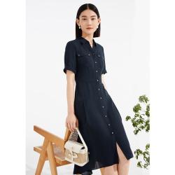 玖姿 Juzui JZ玖姿通勤OL风连衣裙女装夏季裙子薄