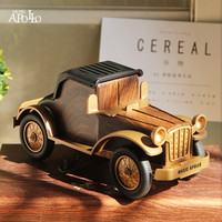 Music Apollo A9 老爷车型蓝牙音箱 木棕色