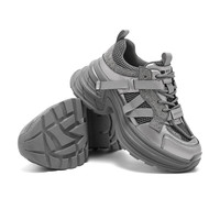 百丽星光老爹鞋女24款休闲鞋C1M2DCM4 灰色 38