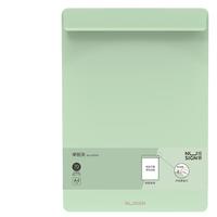 得力（deli）A4板夹文件夹 夹板写字板夹书写板夹试卷资料档案收纳夹书写垫板 报告夹办公学习岩井绿 NS501 加宽夹具板夹-绿色