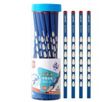 得力（deli）洞洞笔铅笔30支2B铅笔三角杆易抓握儿童书写绘画涂卡矫姿铅笔练字笔HC822-2B开学