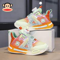 大嘴猴 儿童防滑软底跑步鞋 清新绿/桔 37