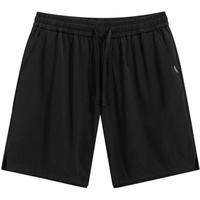 GXG男装冰丝提花休闲短裤沙滩裤24夏新 黑色 170/M