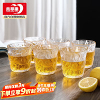 品维 CLASSONLY 冰川杯6只装玻璃杯水杯套装牛奶杯果汁杯啤酒杯250ml