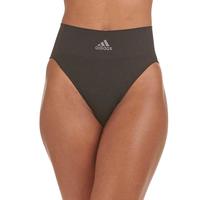 ADIDASAdidas阿迪达斯女士无缝内裤时尚高腰收腹性感比基尼无痕三角内裤 黑色 1条 XS