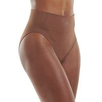 ADIDASAdidas阿迪达斯女士无缝内裤时尚高腰收腹性感比基尼无痕三角内裤 摩卡 1条 L