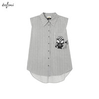 伊芙丽（eifini）伊芙丽衬衫1F5122501I 灰蓝 165/88A/L