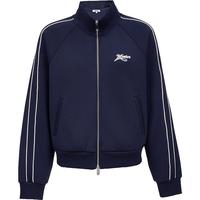 ONLY2025秋季云感面料宽松插肩立领长袖卫衣女|12539R017 E38海洋蓝色 M