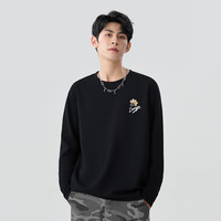 移动端、京东百亿补贴：班尼路 男士国潮长袖宽松潮流上衣