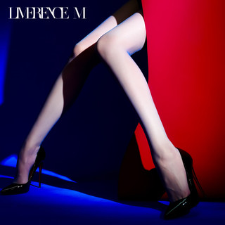 涞觅润丝 Limerence M【可乐】高腰无缝黑丝袜超薄款丝滑美肤打底性感连裤袜 气泡肤 1双 L -无缝闭裆