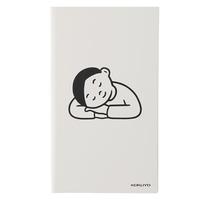 国誉(KOKUYO)轻薄野账本Noritake设计师联名旅行记事手账本笔记本子 4mm方格 张 WSG-NB2XY4W