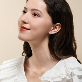 APM Monaco小扇子耳钉耳环女925纯银轻奢耳饰轻奢