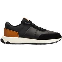 托德斯TOD'S2025秋冬男士皮革运动休闲鞋 黑/棕色 40