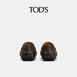托德斯TOD'S 2025秋冬男士休闲皮革豆豆鞋 咖啡色 38