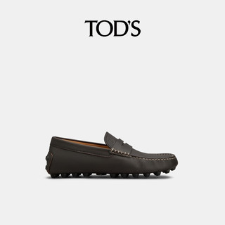 托德斯TOD'S 2025秋冬男士休闲皮革豆豆鞋 咖啡色 38