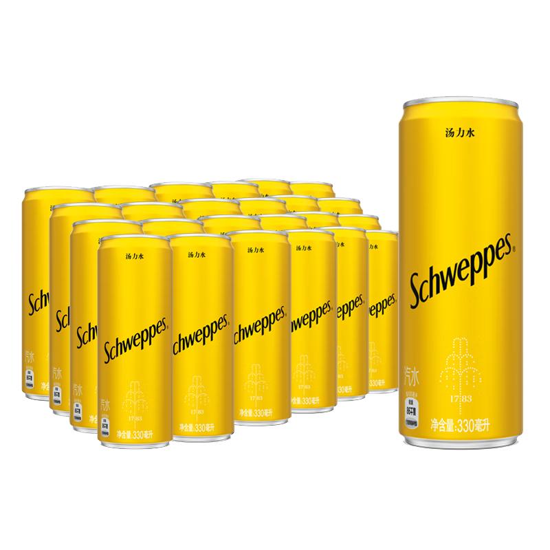 Schweppes 怡泉 汤力水 330ml*24罐