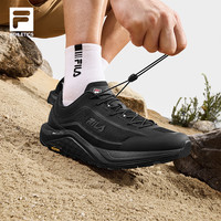 黄景瑜同款FILA斐乐雪狼2+户外跑鞋男鞋2025秋季运动鞋跑步鞋 灰白/阴云灰-MP 41