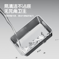 不锈钢猫砂盆超大号开放式猫沙盆耐抓防外溅猫屎盆猫厕所宠物用品