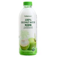 马小泰のCybercoco小熊帮100%椰子水1L*4瓶椰青含天然电解质整箱饮料