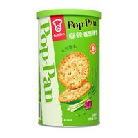 嘉顿 香葱薄饼105克罐装饼干零食休闲食品葱油薄脆饼干糕点茶点 香葱薄饼105g/罐