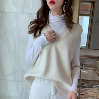 翊尚美半高领打底衫女春秋纯色长袖打底衣女士可外穿百搭显瘦上衣 奶白色【木耳边秋冬款】 均码 【80-140斤】【多买更划算】