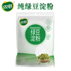 双塔 纯绿豆淀粉食用自制川北凉粉凉皮专用面苕皮家用灌肠料料商用