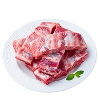 龙大肉食 猪精肋排条 净重4斤 原切整切猪肋条连排 精肋排 猪肉生鲜排骨