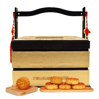 稻香村 月饼礼盒 双层稻香贡礼1500g蛋黄莲蓉五仁中秋