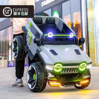 贝多奇 坦克300儿童电动车四轮汽车四驱越野宝宝带遥控玩具车可坐人童车