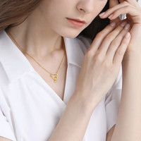 周生生黄金(足金)十二生肖狗吊坠 91914P 计价 1.45克