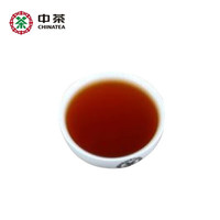 中茶黑茶广西梧州六堡茶 黄盒纸盒装外贸三君子系列特级窖藏六堡茶叶 2016年单盒250g