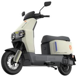 雅迪 E30Plus电动轻便摩托车72V21A铅酸长续航智能电动车男女通用通勤电摩踏板电瓶车雅丹棕