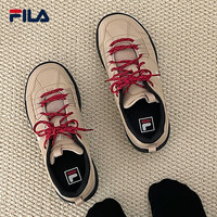FILA斐乐休闲鞋乐游鞋女鞋2025夏季复古跑户外潮流薄底运动鞋 芜菁甘黄/梨糕黄-RP 36.5