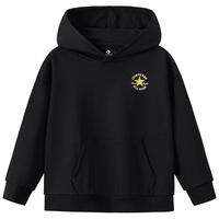 Converse匡威童装男童卫衣2025秋季连帽卫衣打底衫中大童女童休闲复古 正黑色 130 /64 【身高116-122cm】