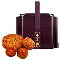 杏花楼 花色提篮月饼礼盒 1480g 11饼4味