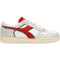 diadora/迪亚多纳男女鞋情侣款休闲复古做旧板鞋MI BASKET 39 红色C0823