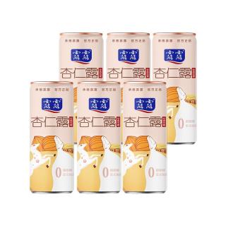 lolo 露露 杏仁露低糖早餐奶 240ml*6罐