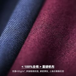 马登 工装美式复古底特律夹克男藏青色J001巴恩风猎装翻领外套秋季 藏青色